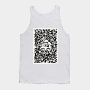 Black Bridges Burn burst Tank Top